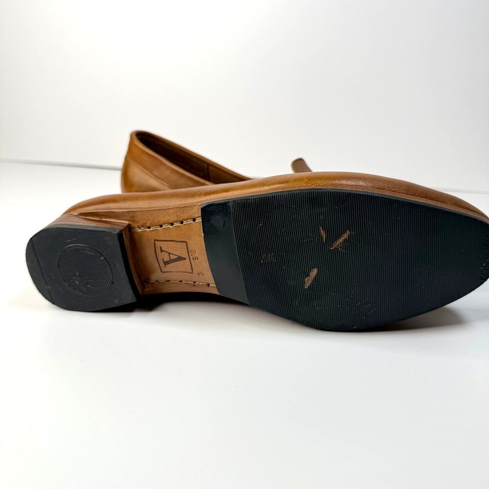 Adelante Shoe Co Women’s Leather Loafers‎ 8.5 Brown Slip On Handmade Casual - Picture 6 of 6
